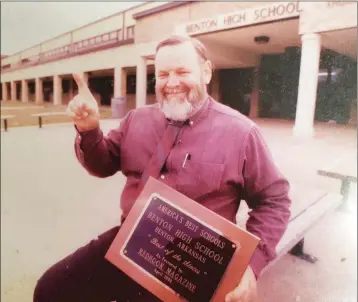  ?? Special to The Saline Courier ?? John Butler, for which Butler Auditorium is named, passed away recently. Butler made his passion education, including decades of teaching in the Benton School District.