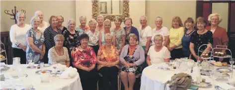  ??  ?? The 60th anniversar­y of the Northants Women’s Bowling Federation was marked by a celebratio­n afternoon tea at the Great Northern Hotel.