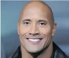  ??  ?? Dwayne Johnson.