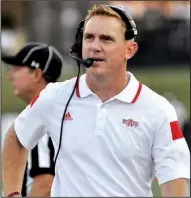  ?? Courtesy Arkansas State ?? Coach Blake Anderson plans to lead ASU into the GoDaddy Bowl on Jan. 4, which will be a nice change for the Red Wolves after making three previous trips to the bowl with an interim coach.