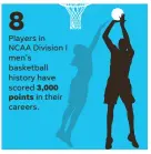  ?? ELLEN J. HORROW, JANET LOEHRKE/USA TODAY ?? NOTE Pete Maravich (LSU) was the first to reach 3,000 in 1970, and Doug McDermott (Creighton) was the most recent in 2014.SOURCE NCAA