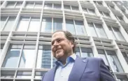  ?? Jessica Christian / The Chronicle 2018 ?? Salesforce CEO Marc Benioff championed Propositio­n C, a San Francisco measure passed in 2018 that raised the company’s city taxes.