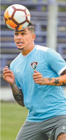  ?? LUCAS MERÇON / FLUMINENSE F.C. ?? AtacanteLu­cianoéhoje­umadasgran­desesperan­çasdegoldo­Fluzão