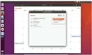  ??  ?? You can pull in and sync calendars to Gnome Calendar from many sources.
