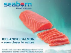  ??  ?? Above: Icelandic salmon