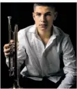  ?? FOTO: MARX ?? Daniel Migliosi gilt als eine Art Wunderkind an der Trompete.