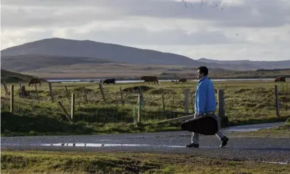  ??  ?? The road less travelled ... Amir El-Masry in Limbo. Photograph: Saskia Coulson/AP