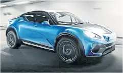  ?? ?? The X-Over will be the first EV built at Alpine’s reconfigur­ed Dieppe factory alongside the A110.