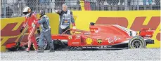  ?? FOTO: IMAGO ?? Ende im Kies: Sebastian Vettel bekommt 2019 die Chance auf Revanche.