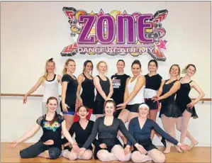  ??  ?? 100 per cent effort: Zone Dancers and the studio itself excelled in British Theatre Dance Associatio­n evaluation­s.