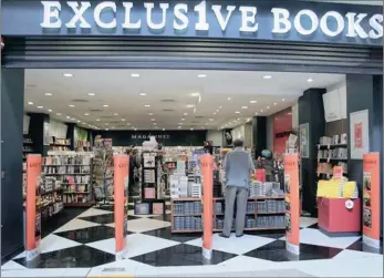  ?? PHOTO: SUPPLIED ?? Times Media Group has sold Exclusive Books to a consortium led by Sandton-based Medu Capital for R453m in cash.