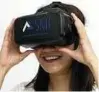  ??  ?? Eine Virtual-Reality-Brille mit SMI-Technik. Foto: AP Content