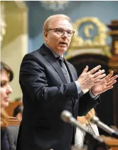  ?? PHOTO SIMON CLARK ?? Le chef du Parti québécois, Jean-françois Lisée, hier, à l’assemblée nationale.
