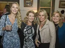  ??  ?? Together to celebrate are (from left) Kisyne Chicksen, Kirryn Austin, Sarah Watson and Katrina Charleswor­th.