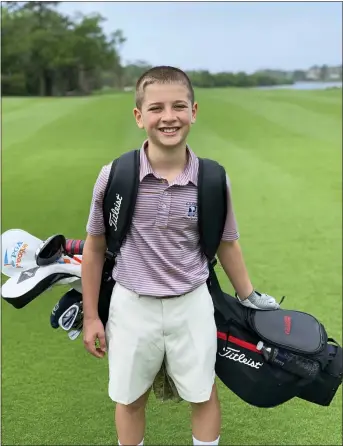  ?? PHOTO PROVIDED ?? Davis Conaway, 12, is the most accomplish­ed golfer in his age group in the entire Philadelph­ia PGA Section.