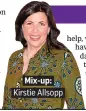  ??  ?? Mix-up:. Kirstie Allsopp.