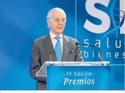  ?? ?? El doctor Carlos Infantes, presidente de la Academia de Medicina de Sevilla.