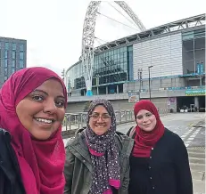  ?? PA ?? Petition: More than a million back Shaista Aziz, Huda Jawad and Amna Abdullatif’s call for a life ban on matches for racists