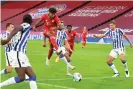  ??  ?? Chris Richards in action for Bayern against Hertha Berlin last year. Photograph: Dpa Picture Alliance/Alamy