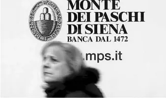  ?? REUTERS ?? Monte dei Paschi, Italy’s third-largest lender, had been scrambling to pull together a rescue plan