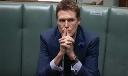  ?? Photograph: Mike Bowers/The Guardian ?? The Morrison government has blocked a Labor motion to refer Christian Porter to the privileges committee.