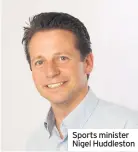  ??  ?? Sports minister Nigel Huddleston