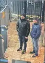  ??  ?? SUSPECTS: A CCTV image of Russian Nationals Ruslan Boshirov and Alexander Petrov.