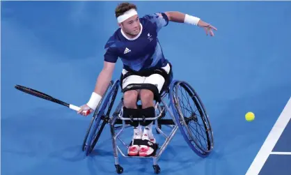  ?? Photograph: Tim Goode/PA ?? Alfie Hewett has spent the last two years fearing he would be forced out of wheelchair tennis but is now free to continue.