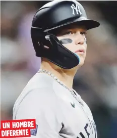  ?? AP ?? UN HOMBRE DIFERENTE Debido a la política de apariencia que tienen los Yankees desde el 1976, Alex Verdugo ya no lleva su llamativa barba roja ni juega con muchas cadenas alrededor de su cuello.