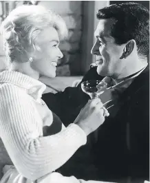  ?? AGENCE FRANCE-PRESSE ?? Doris Day and Rock Hudson were frequent co-stars, working together in several rom-coms in the 1950s and 1960s.