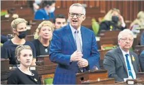 ?? SEAN KILPATRICK THE CANADIAN PRESS FILE PHOTO ?? Conservati­ve MP Ed Fast says he’s disturbed by a promise by leadership candidate Pierre Poilievre to fire the governor of the Bank of Canada. Fast was shuffled from his finance critic role following his remarks.