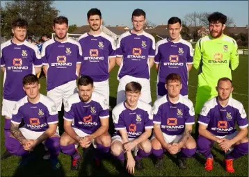  ??  ?? The Wexford Football League team, who beat Wicklow in their Oscar Traynor Trophy match on Sunday.