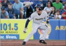  ?? JOHN BLAINE — FILE PHOTO — FOR THE TRENTONIAN ?? Zack Zehner helped the Thunder win 92 games this season, but the team was swept in the ELCS for a second straight year.