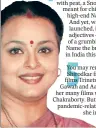  ??  ?? For what Covidrelat­ed reason was 1990s actress Shilpa Shirodkar in the news?