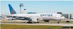 ?? DANIEL SLIM/GETTY-AFP ?? United Airlines posted a $1.8 billion loss in the third quarter as revenues plunged sharply.