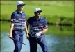  ??  ?? Il y a deux ans, les Américains Reed et Spieth ont joué ensemble.