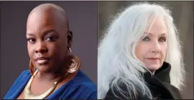  ??  ?? Poetry allows Sonya Renee Taylor (left) to ask uncomforta­ble questions about oppression; Sheri-d Wilson has come to see every poem as a political act.