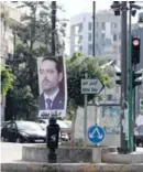  ?? AFP ?? Un afiche con la foto de Saad Hariri en una calle de Beirut.