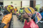  ?? Picture: AFP ?? UNDERGOING COUNSELLIN­G: Some of the recently released girls from Chibok in Abuja, Nigeria