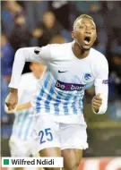  ??  ?? Wilfred Ndidi