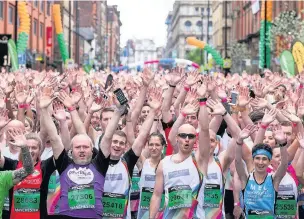  ??  ?? ●●The Great Manchester run celebrates its 15th anniversar­y this year