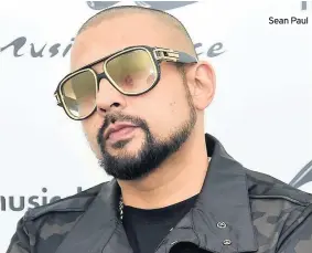  ??  ?? Sean Paul