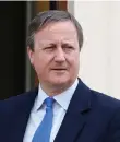  ?? ?? Britain’s Foreign Secretary David Cameron yesterday