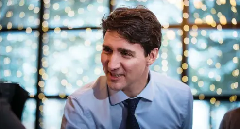  ?? DARRYL DYCK / THE CANADIAN PRESS ?? Prime Minister Justin Trudeau, seen on the hustings in Burnaby, B.C., Monday, is seeing this year turn into an annus horribilis, writes John Ivison.