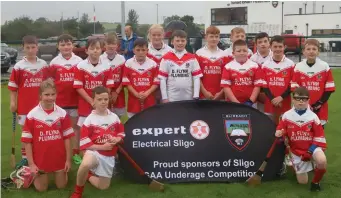  ??  ?? The Castleconn­or U12 side who were narrowly lost out to Coolera/Strandhill.