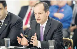  ?? ALEX BRANDON/AP ?? President Trump’s Labor Secretary, Alexander Acosta, is facing renewed scrutiny for his role as a prosecutor in the handling of the Jeffrey Epstein child sex abuse case.
