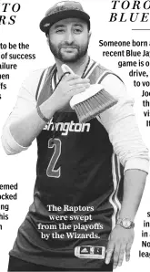  ??  ?? The Raptors were swept from the playoffs by the Wizards.