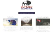  ?? BUFFALODEC­LARATION.COM / SUPPLIED ?? The Buffalo Declaratio­n, a website that frames
western isolation as a Canadian crisis.