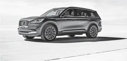  ?? PHOTOS BY LINCOLN MOTOR COMPANY ?? Aviator is meant for high-end consumers seeking quiet elegance and a smooth ride.