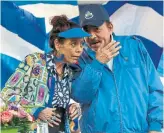 ?? ALFREDO ZUNIGA THE ASSOCIATED PRESS FILE PHOTO ?? Social media users created memes of President Daniel Ortega and his wife dressed as astronauts.